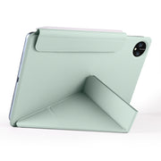 For Huawei MatePad Pro 11 2024 / 2022 Fixed Buckle Magnetic Deformation Leather Tablet Case(Baby Green)