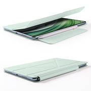 For Huawei MatePad Pro 11 2024 / 2022 Fixed Buckle Magnetic Deformation Leather Tablet Case(Baby Green)