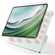 For Huawei MatePad Pro 11 2024 / 2022 Fixed Buckle Magnetic Deformation Leather Tablet Case(Baby Green)