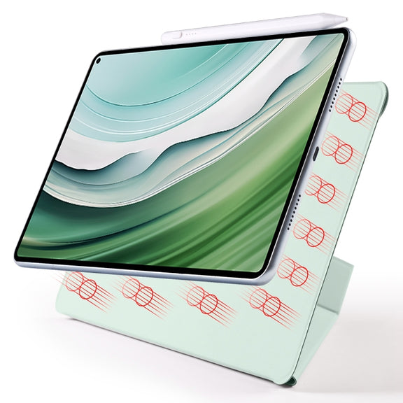 For Huawei MatePad Pro 11 2024 / 2022 Fixed Buckle Magnetic Deformation Leather Tablet Case(Baby Green)