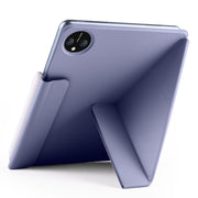 For Huawei MatePad Pro 11 2024 / 2022 Fixed Buckle Magnetic Deformation Leather Tablet Case(Lavender Purple)