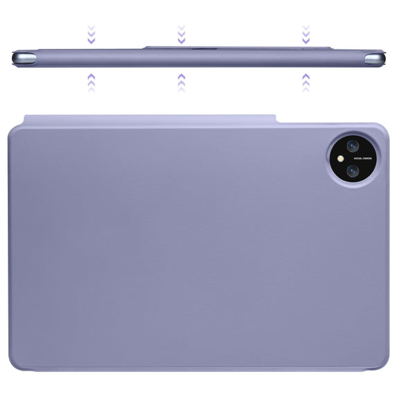 For Huawei MatePad Pro 11 2024 / 2022 Fixed Buckle Magnetic Deformation Leather Tablet Case(Lavender Purple)