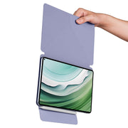For Huawei MatePad Pro 11 2024 / 2022 Fixed Buckle Magnetic Deformation Leather Tablet Case(Lavender Purple)