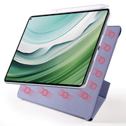 For Huawei MatePad Pro 11 2024 / 2022 Fixed Buckle Magnetic Deformation Leather Tablet Case(Lavender Purple)