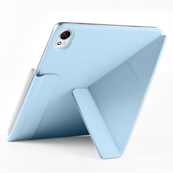 For Huawei MatePad 11.5 / 11.5S Fixed Buckle Magnetic Deformation Leather Tablet Case(Ice Blue)