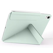 For Huawei MatePad 11.5 / 11.5S Fixed Buckle Magnetic Deformation Leather Tablet Case(Baby Green)