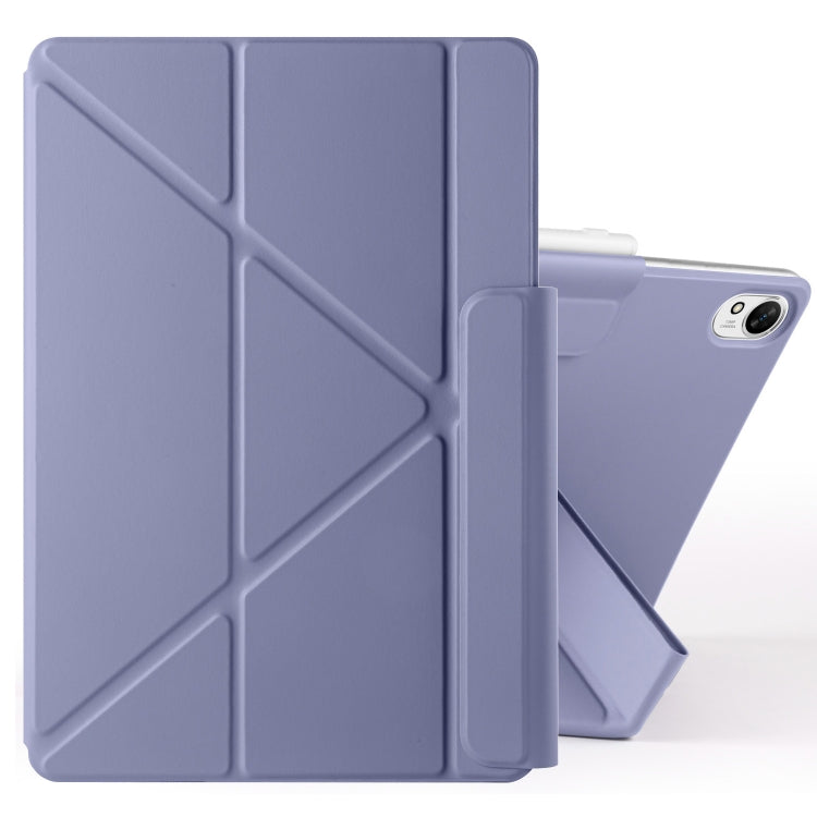 For Huawei MatePad 11.5 / 11.5S Fixed Buckle Magnetic Deformation Leather Tablet Case(Lavender Purple) - Huawei by PMC TechLife | Online Shopping South Africa | PMC TechLife | Buy Now Pay Later Mobicred