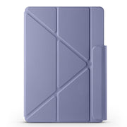 For Huawei MatePad 11.5 / 11.5S Fixed Buckle Magnetic Deformation Leather Tablet Case(Lavender Purple)