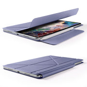 For Huawei MatePad 11.5 / 11.5S Fixed Buckle Magnetic Deformation Leather Tablet Case(Lavender Purple)