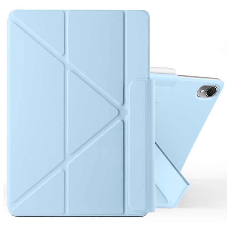 For Huawei MatePad Air 11.5 2023 Fixed Buckle Magnetic Deformation Leather Tablet Case(Ice Blue) - Huawei by PMC TechLife | Online Shopping South Africa | PMC TechLife | Buy Now Pay Later Mobicred