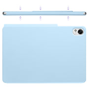 For Huawei MatePad Air 11.5 2023 Fixed Buckle Magnetic Deformation Leather Tablet Case(Ice Blue)