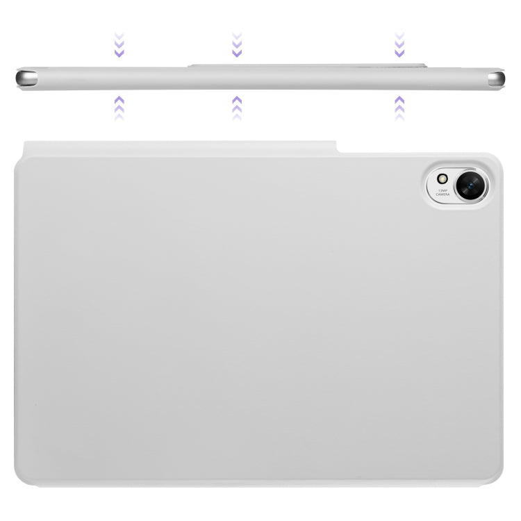 For Huawei MatePad Air 11.5 2023 Fixed Buckle Magnetic Deformation Leather Tablet Case(Grey) - Huawei by PMC TechLife | Online Shopping South Africa | PMC TechLife | Buy Now Pay Later Mobicred