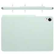 For Huawei MatePad Air 11.5 2023 Fixed Buckle Magnetic Deformation Leather Tablet Case(Baby Green)