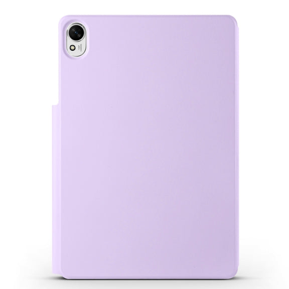 For Huawei MatePad Air 11.5 2023 Fixed Buckle Magnetic Deformation Leather Tablet Case(Purple)