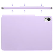 For Huawei MatePad Air 11.5 2023 Fixed Buckle Magnetic Deformation Leather Tablet Case(Purple)