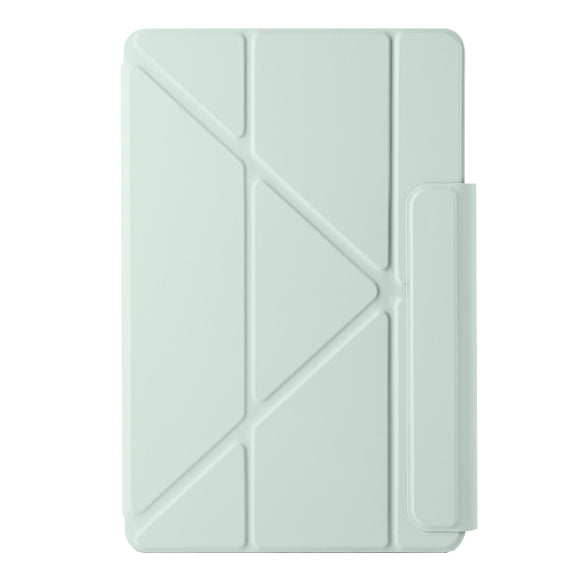 For Huawei MatePad 11 2021 Fixed Buckle Magnetic Deformation Leather Tablet Case(Baby Green)