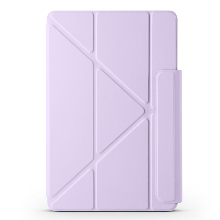 For Huawei MatePad 11 2021 Fixed Buckle Magnetic Deformation Leather Tablet Case(Purple) - Huawei by PMC TechLife | Online Shopping South Africa | PMC TechLife | Buy Now Pay Later Mobicred