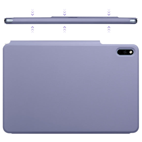 For Huawei MatePad 11 2021 Fixed Buckle Magnetic Deformation Leather Tablet Case(Lavender Purple)