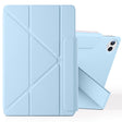 For Huawei MatePad Pro 13.2 2023 Fixed Buckle Magnetic Deformation Leather Tablet Case(Ice Blue) - Huawei by PMC TechLife | Online Shopping South Africa | PMC TechLife | Buy Now Pay Later Mobicred
