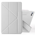For Huawei MatePad Pro 13.2 2023 Fixed Buckle Magnetic Deformation Leather Tablet Case(Grey) - Huawei by PMC TechLife | Online Shopping South Africa | PMC TechLife | Buy Now Pay Later Mobicred