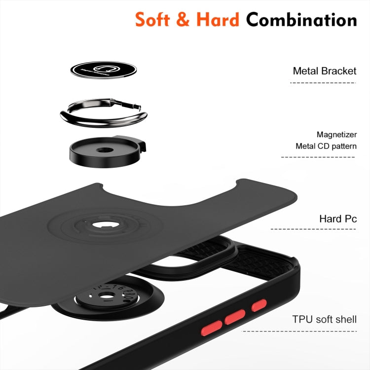 For iPhone 16 Pro Q Shadow 1 Series TPU + PC Phone Case with Ring(Royal Blue) - iPhone 16 Pro Cases by PMC TechLife | Online Shopping South Africa | PMC TechLife | Buy Now Pay Later Mobicred