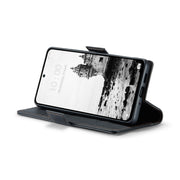 For Redmi 13 CaseMe 023 Butterfly Buckle Litchi Texture RFID Anti-theft Leather Phone Case(Black)