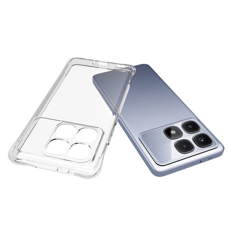 For Redmi K70 Ultra Shockproof Non-slip Thickening TPU Phone Case(Transparent)
