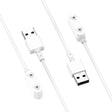 For Mitu Smart Kids Watch 7A / Mibro T6 / T6C Magnetic Charging Cable with Charging Protection, Length: 1m(White) - Charger by PMC TechLife | Online Shopping South Africa | PMC TechLife | Buy Now Pay Later Mobicred
