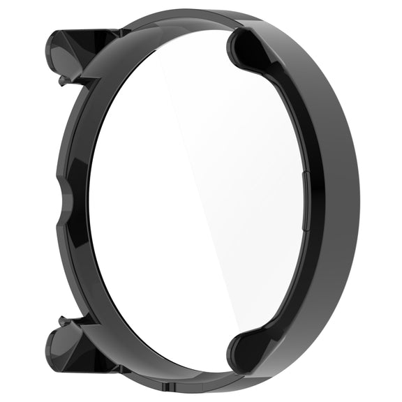 For Suunto Race S PC + Tempered Glass Film Integrated Watch Protective Case(Black)