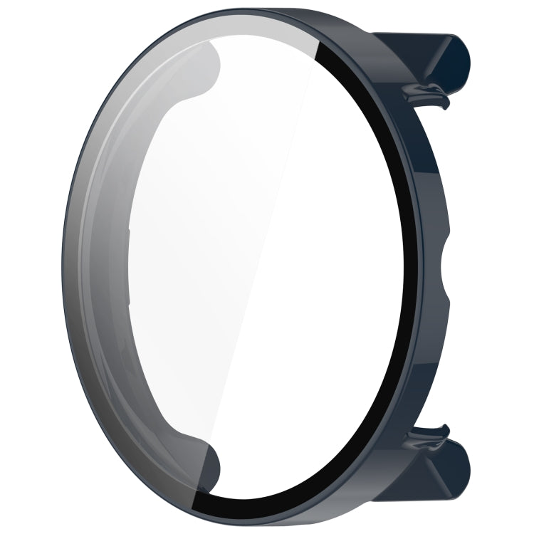 For Suunto Race S PC + Tempered Glass Film Integrated Watch Protective Case(Dark Blue)