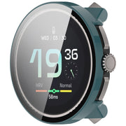 For Suunto Race S PC + Tempered Glass Film Integrated Watch Protective Case(Pine Green)