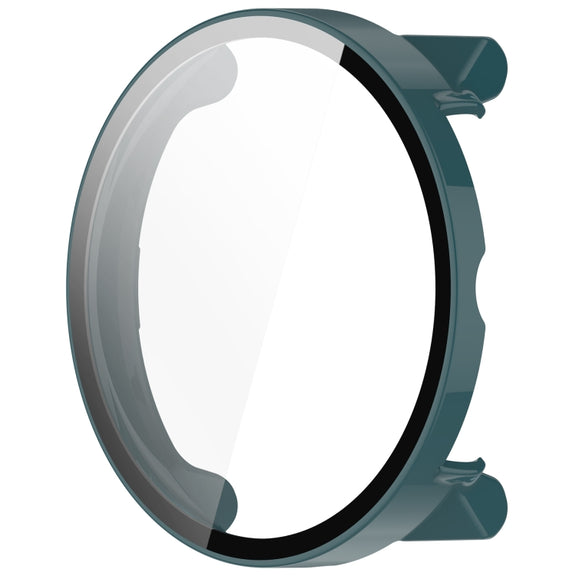For Suunto Race S PC + Tempered Glass Film Integrated Watch Protective Case(Pine Green)
