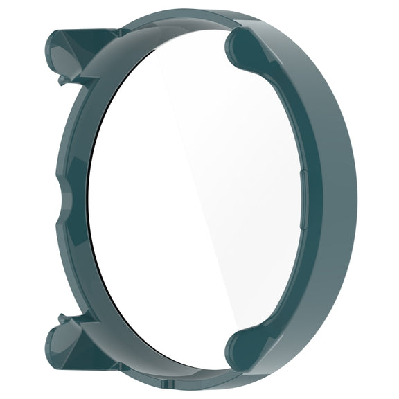 For Suunto Race S PC + Tempered Glass Film Integrated Watch Protective Case(Pine Green)