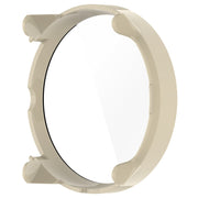 For Suunto Race S PC + Tempered Glass Film Integrated Watch Protective Case(Ivory White)