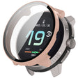 For Suunto Race S PC + Tempered Glass Film Integrated Watch Protective Case(Pink) - Watch Case by PMC TechLife | Online Shopping South Africa | PMC TechLife | Buy Now Pay Later Mobicred