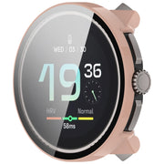 For Suunto Race S PC + Tempered Glass Film Integrated Watch Protective Case(Pink)