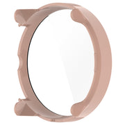 For Suunto Race S PC + Tempered Glass Film Integrated Watch Protective Case(Pink)