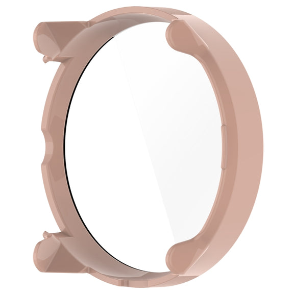 For Suunto Race S PC + Tempered Glass Film Integrated Watch Protective Case(Pink)