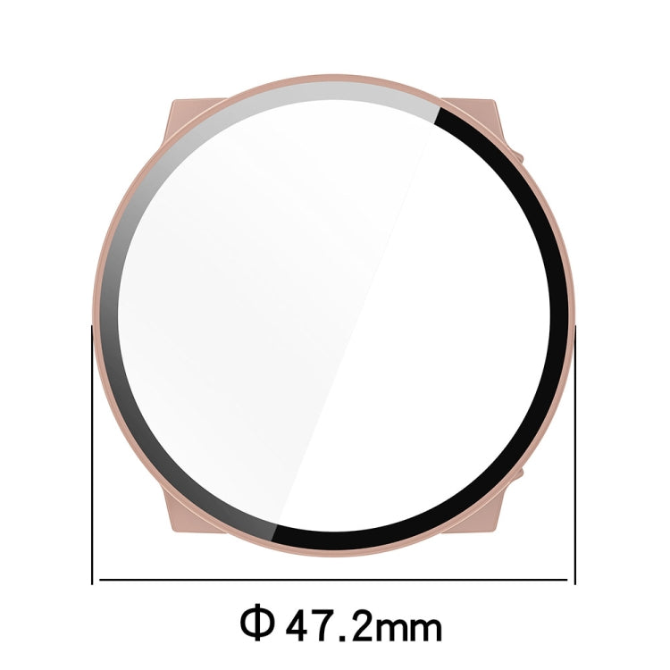 For Suunto Race S PC + Tempered Glass Film Integrated Watch Protective Case(Black)