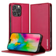 For iPhone 16 Pro Max LC.IMEEKE L1 Series Frosted Fine Texture PU Phone Case(Red) - iPhone 16 Pro Max Cases by LC.IMEEKE | Online Shopping South Africa | PMC TechLife | Buy Now Pay Later Mobicred