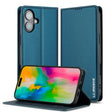 For iPhone 16 Plus LC.IMEEKE L1 Series Frosted Fine Texture PU Phone Case(Blue) - free shipping - PMC TechLife - Order now!