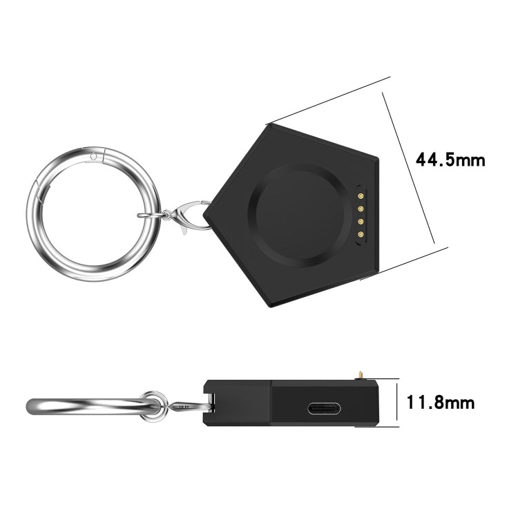 For OnePlus Watch 3 Portable Smart Watch Charger(Black) - Charger by PMC TechLife | Online Shopping South Africa | PMC TechLife | Buy Now Pay Later Mobicred