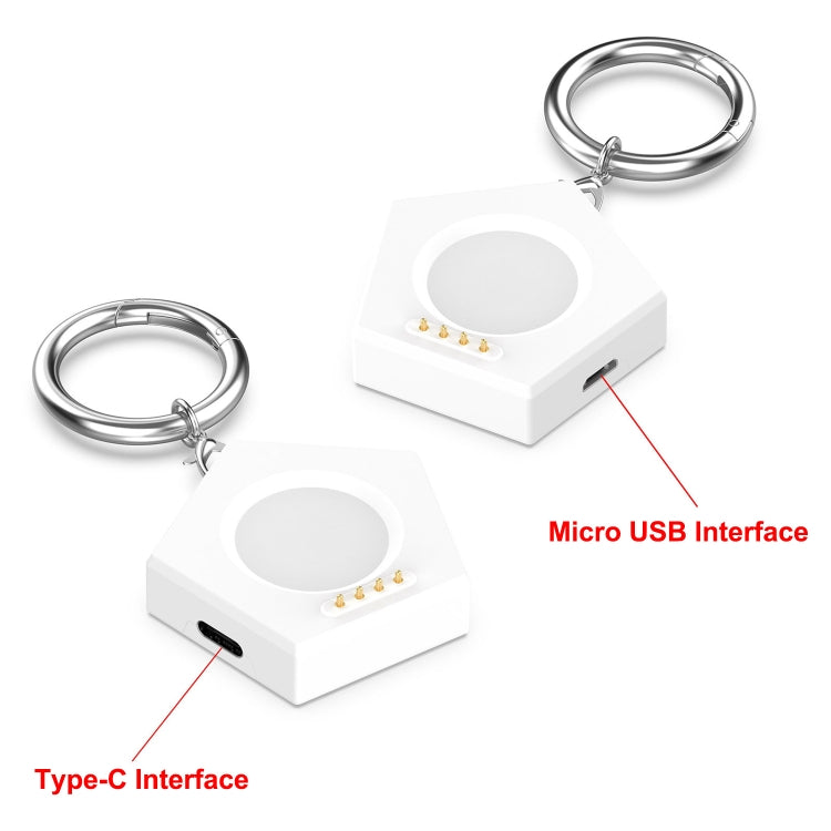 For OnePlus Watch 3 Portable Smart Watch Charger(White) - Charger by PMC TechLife | Online Shopping South Africa | PMC TechLife | Buy Now Pay Later Mobicred