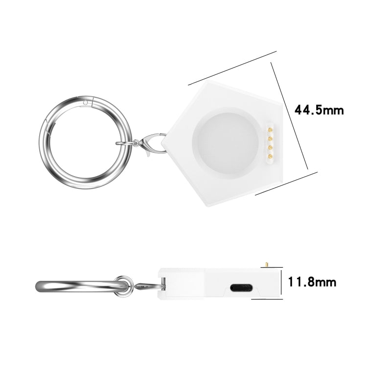 For OnePlus Watch 3 Portable Smart Watch Charger(White) - Charger by PMC TechLife | Online Shopping South Africa | PMC TechLife | Buy Now Pay Later Mobicred