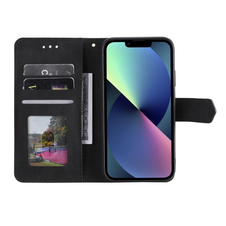 For iPhone 16 Pro Nail Skin Feel Stitching Calf Texture Leather Phone Case(Black) - iPhone 16 Pro Cases by PMC TechLife | Online Shopping South Africa | PMC TechLife | Buy Now Pay Later Mobicred