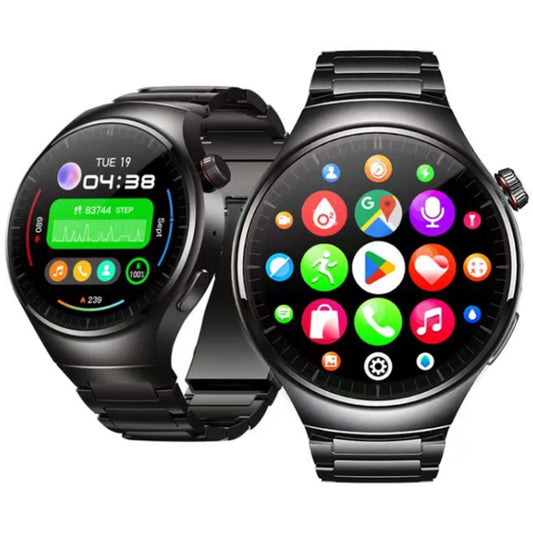 Zeblaze Thor Ultra 1.43 inch AMOLED Screen Android Smart Watch, Steel Strap(Black) - free shipping - PMC Jewellery - Order now!