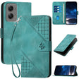 For Motorola Moto G Stylus 5G 2024 YX0080 Grid Butterfly Embossed Pattern Flip Leather Phone Case with Lanyard(Light Blue) - Motorola Cases by PMC Jewellery | Online Shopping South Africa | PMC Jewellery | Buy Now Pay Later Mobicred