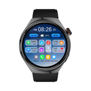 LEMFO LF38 1.6 inch IPS Screen Silicone Strap Smart Watch Supports Blood Oxygen Monitoring(Black)