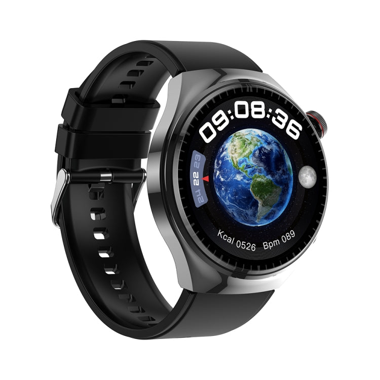 LEMFO LF38 1.6 inch IPS Screen Silicone Strap Smart Watch Supports Blood Oxygen Monitoring(Black)