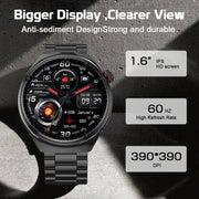 LEMFO LF38 1.6 inch IPS Screen Silicone Strap Smart Watch Supports Blood Oxygen Monitoring(Silver)